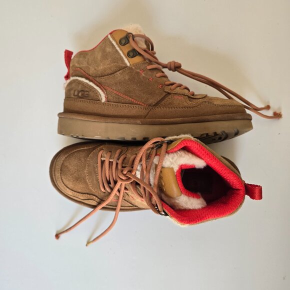 UGG Highland Hi Heritage Brown Suede Women's Boots size 6.5 - Picture 7 of 10